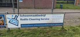 Roëlis cleaning service betaalbare schoonmaakdienst Roëlis cleaning service betaalbare schoonmaakdienst in zeeland promotie bord