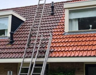Schoon dak - dakpannen schoonmaken