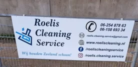 roelis cleaning promo bord